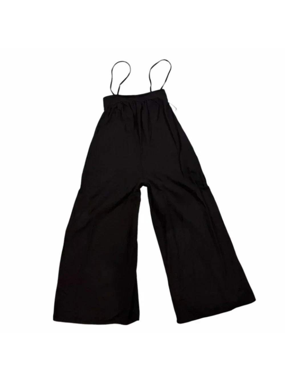 BOBI Overall Pants Size Small Black Wide Leg Ultra High Rise Waist 51E-389015 - Picture 3 of 10